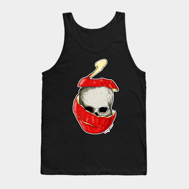 Apple Skull Tank Top by Harley Warren